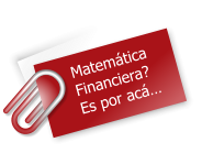 Matemática Financiera? Es por acá…