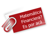 Matemática Financiera? Es por acá…